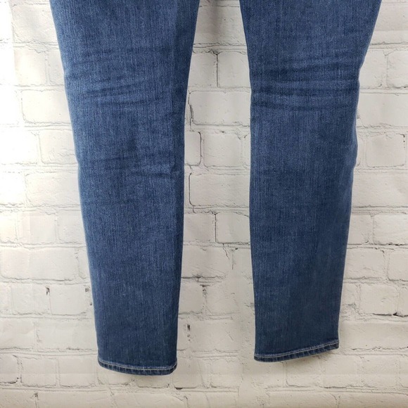 Paige Jeans Verdugo Ankle Dedee Destructed Skinny Stretch Tag Size 31 - Picture 7 of 14